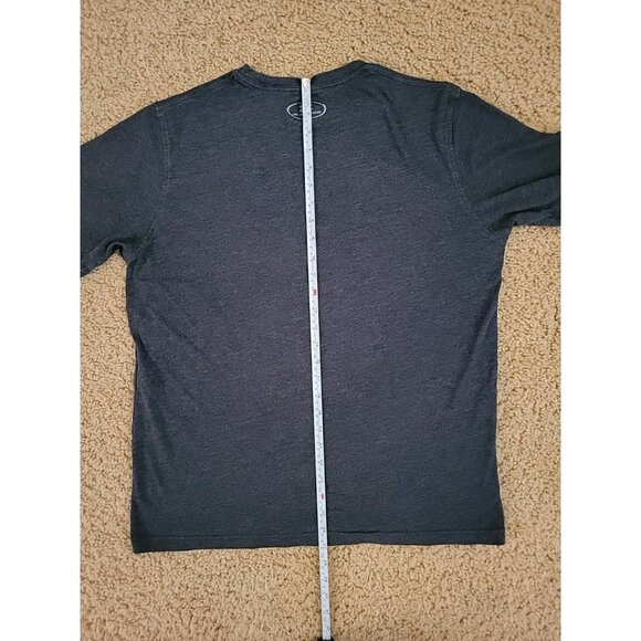 Under Armour Men's T-Shirt Short Sleeve Size L Athletic Graphic Logo Shirt Gray - Picture 12 of 13